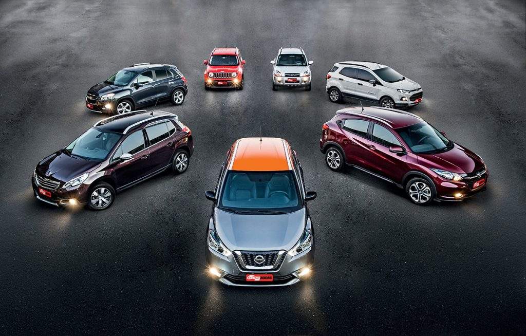 Descubra quanto valem hoje os 6 SUVs que desafiaram o Nissan Kicks