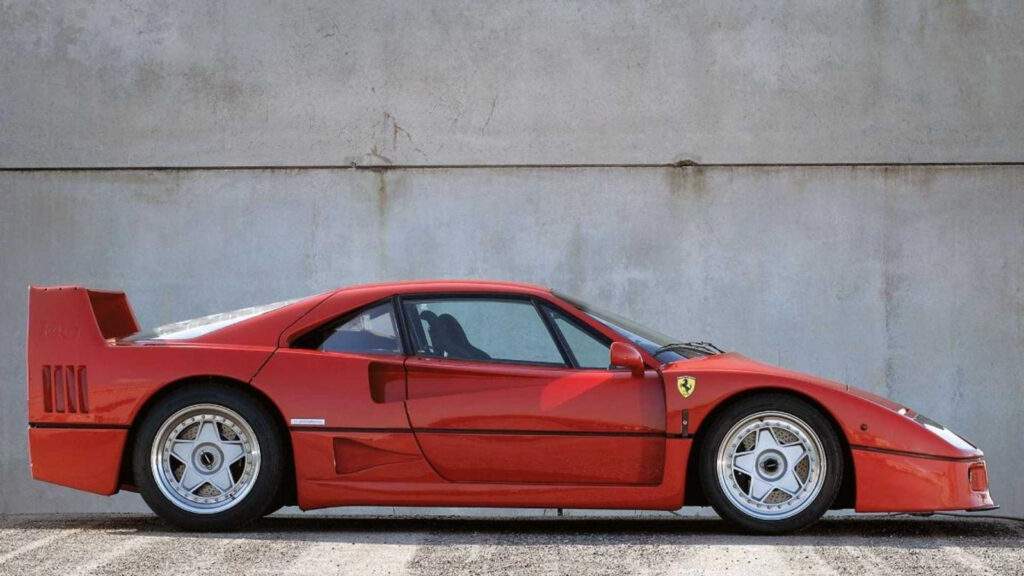 Gianni Agnelli encomenda única Ferrari F40 sem pedal de embreagem